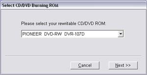 convert and burn video to dvd